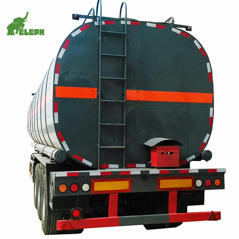 Bitumen Tank Asphalt Bitumen Pitch Tanker Trailer Tar Tank Trailer 3 Axles Asphalt Fuel Tank Semi Trailer for Sale