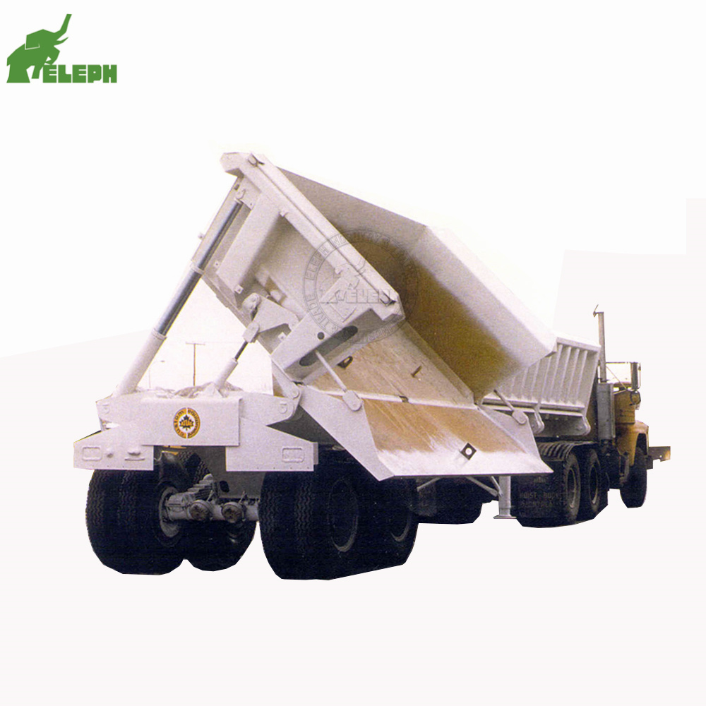 Side Dump Trailers 3 Axles Side Dump Tipper Trailers 45cbm Tipper Gooseneck Grain Dumping Semi Trailers For Sale