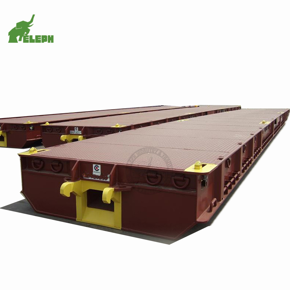 Gooseneck Platform Deck Wooden Floor Port Terminal Roro Roll Mafi Low Boy Semi Trailers