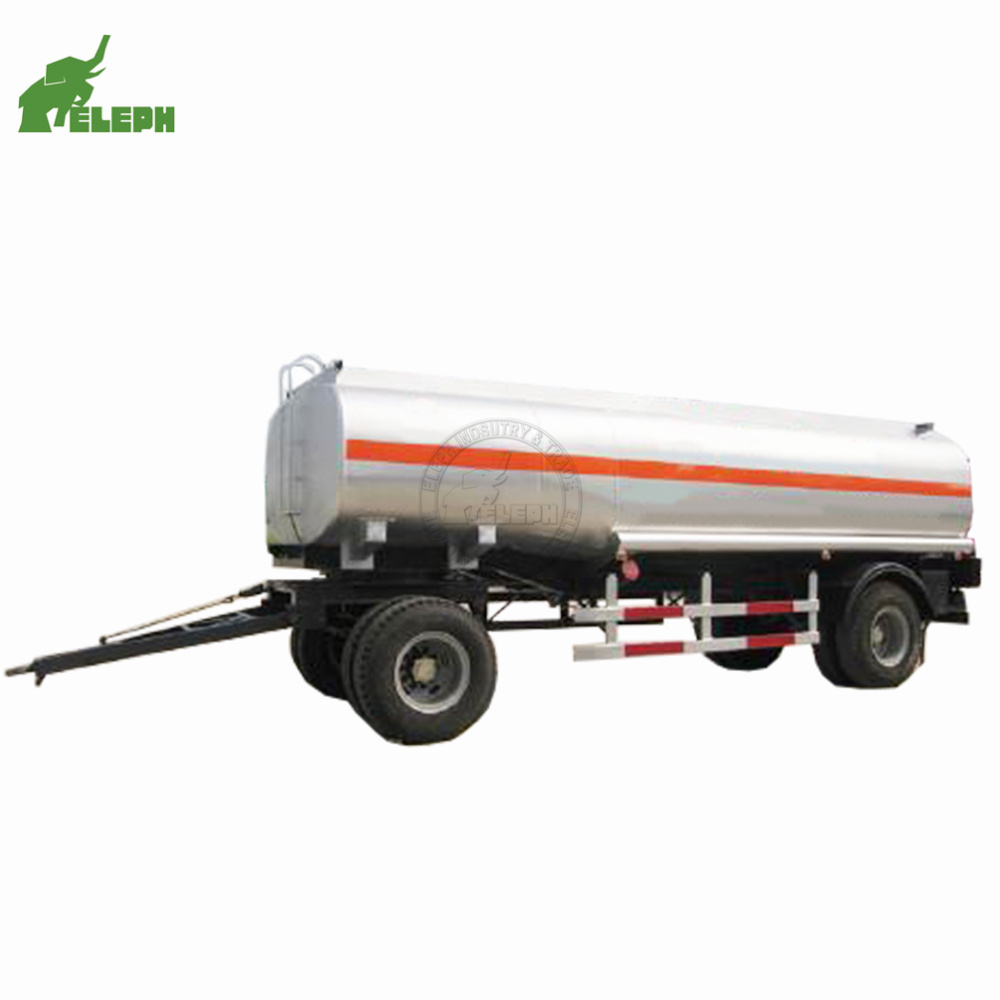 Water Bowser With Turntable Drawbar Trailer diesel small oil tanker Full Trailer