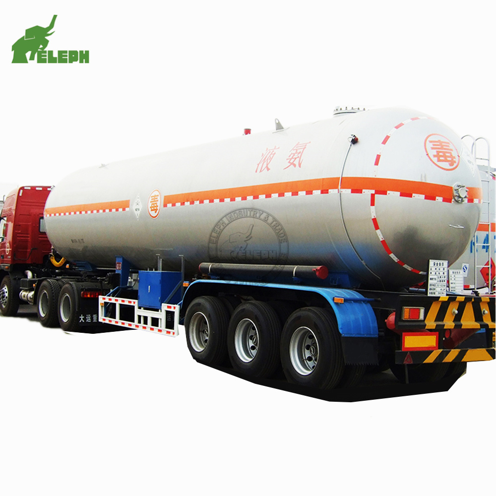 High Quality 40 Cubic Meter Capacity Can Transport LPG Gas Oil Liquid Fuel Tank Car Semi-trailer LNG Trailer Tanker