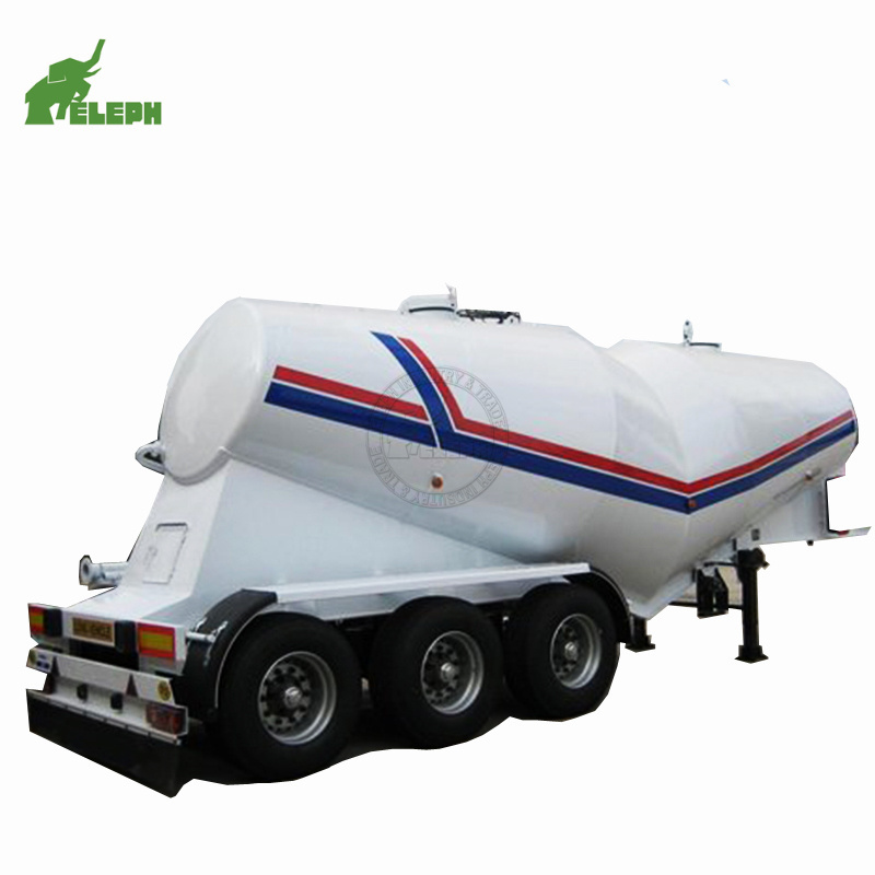 Brand New 3 Axle Bulk Cement Silo Tank Semi Trailer Cement Bulker For Sale