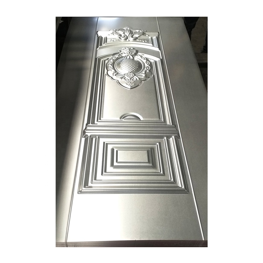 Factory Directly Sale Door Skin Hot Selling Cold Rolled Sheet Embossed Steel Door Skin With Texture