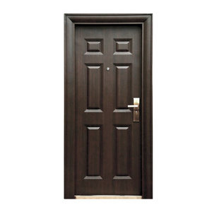 Latest Model Used Commercial Double Steel Doors French Exterior Shop Selling Security Steel Doors