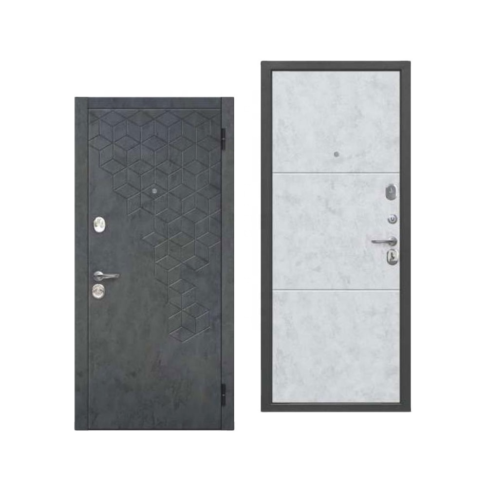 Main Good Quality Entrance Armored Russia Door Soundproof Panel Model Design Steel Security Door For Home