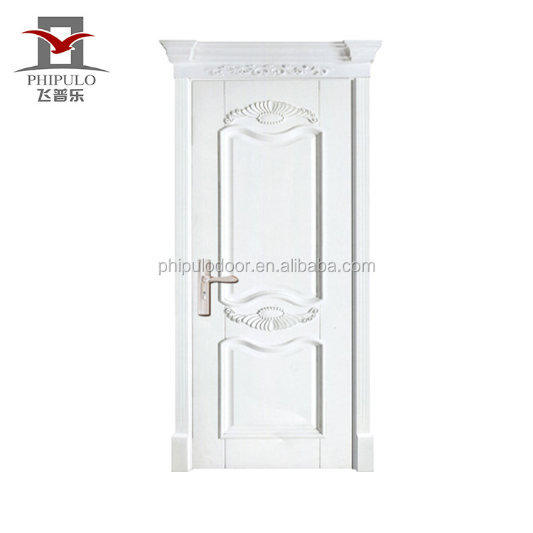 popular simple design interior solid wooden doors