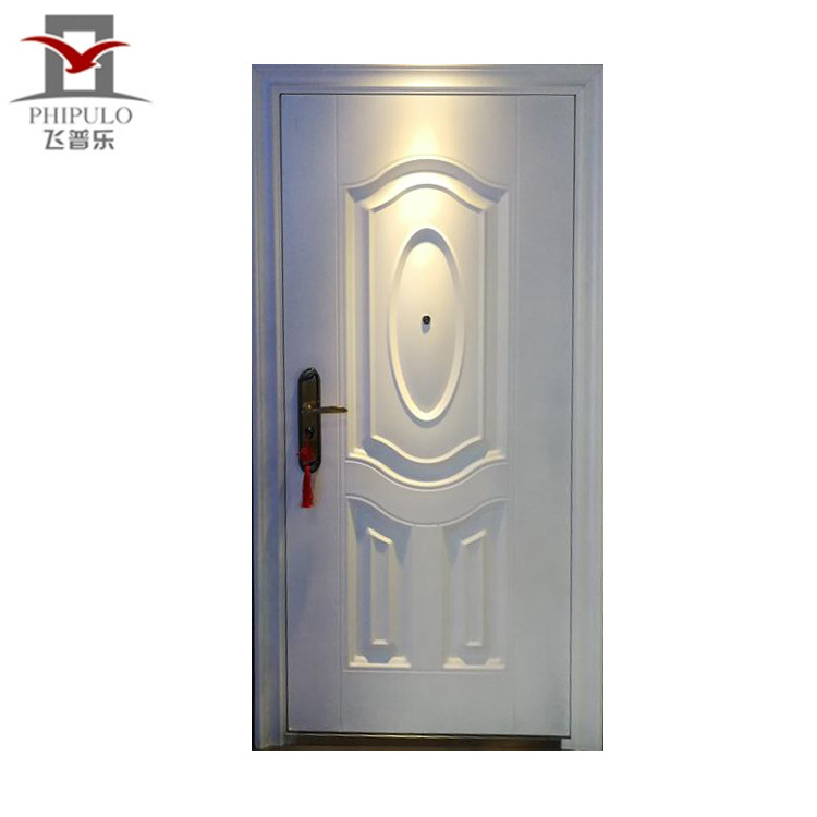 White American Style Steel Door Security Bedroom Door Designs