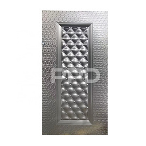 China Steel Door Skin Stamped Textured Sheet Metal Door Skin