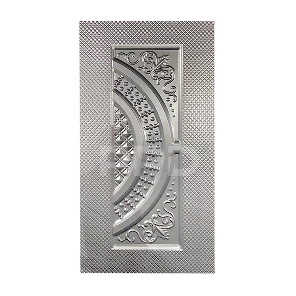 China Steel Door Skin Stamped Textured Sheet Metal Door Skin