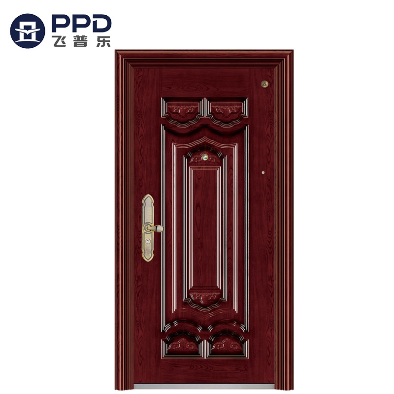 Professionally made cost-effective steel and wood used exterior factory direct sales Cheapest Steel Doors