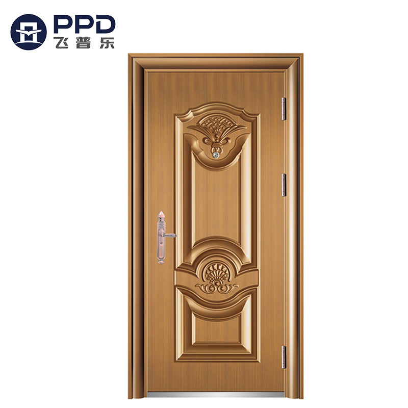 Factory direct sales professionally made hot sale high quality novel/classic iron entry steel doors