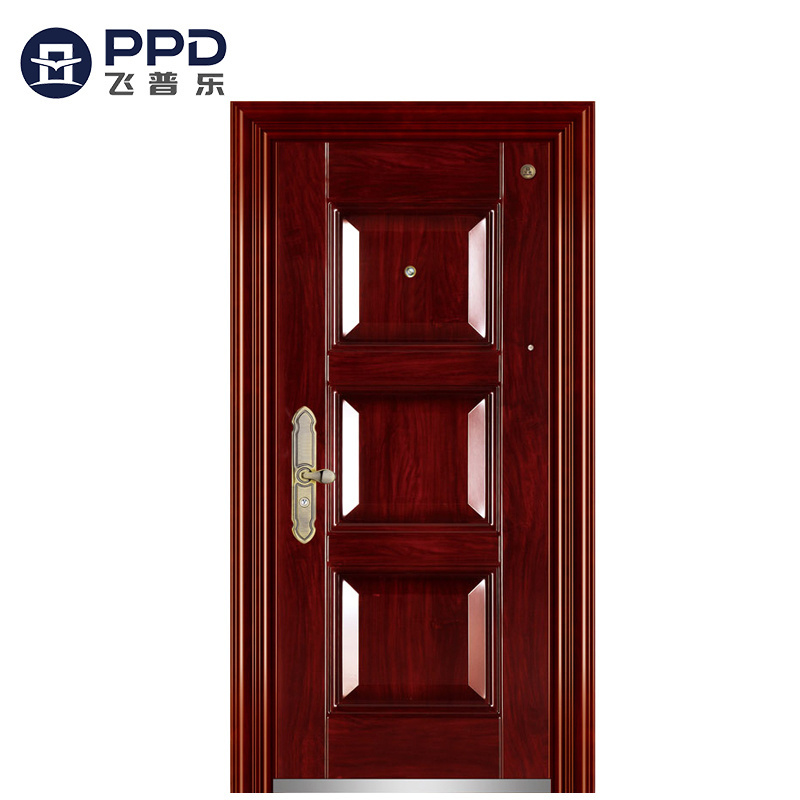 Professionally made cost-effective steel and wood used exterior factory direct sales Cheapest Steel Doors