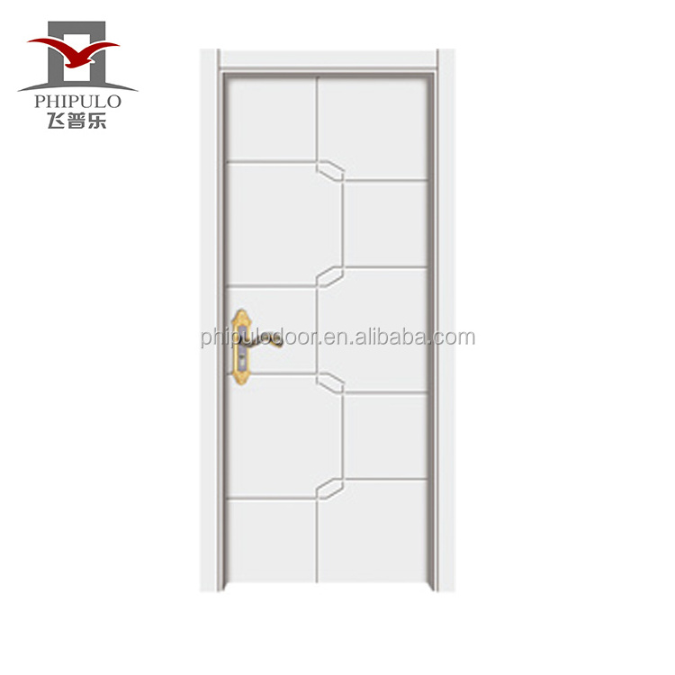 popular simple design interior solid wooden doors