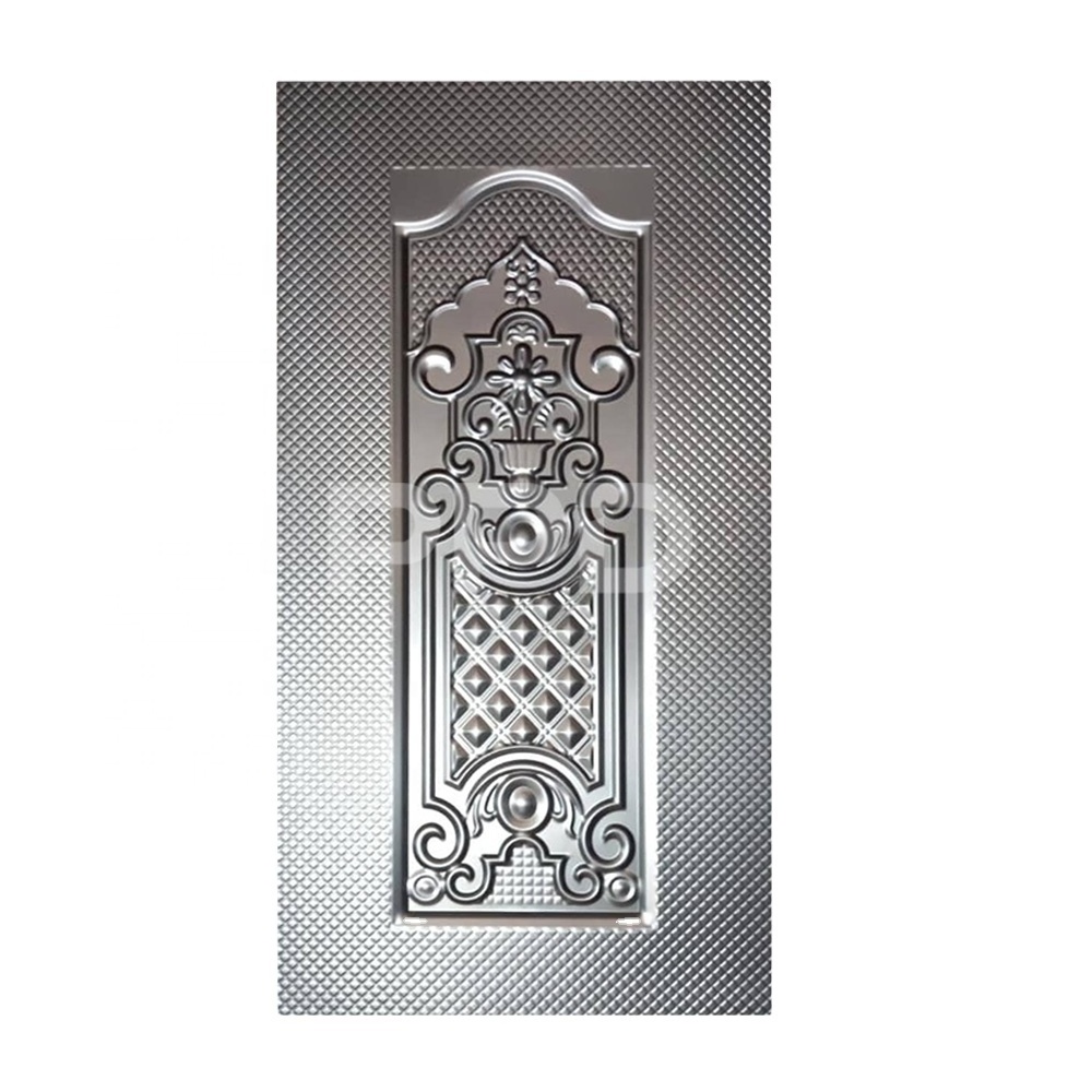 Armored Style Textured Sheet Metal Door Skin Stamped Design Steel Door Skin For Making Doors