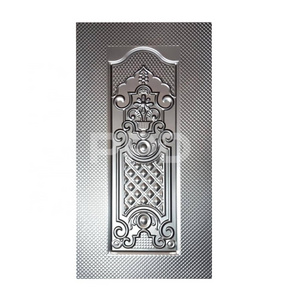 Armored Style Textured Sheet Metal Door Skin Stamped Design Steel Door Skin For Making Doors