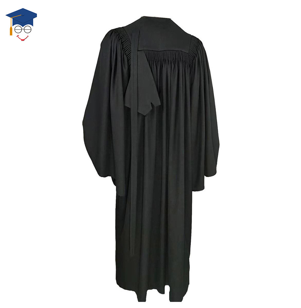 Deluxe Custom Barrister Robe/lawyer gown/lawyer robe with lawyer ties