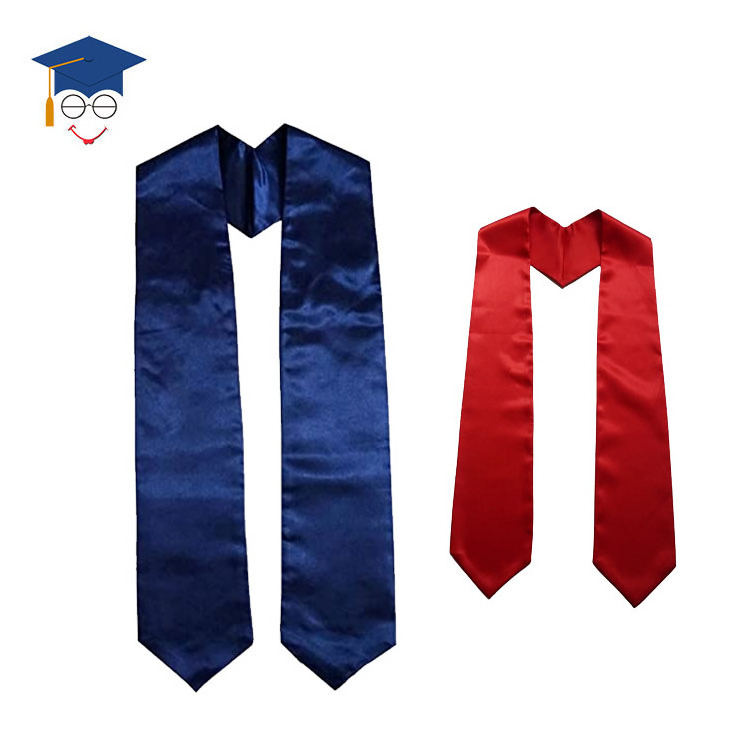 Unisex Adult Plain Graduation Stole Sash 60