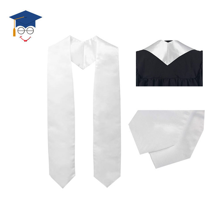 Unisex Adult Plain Graduation Stole Sash 60