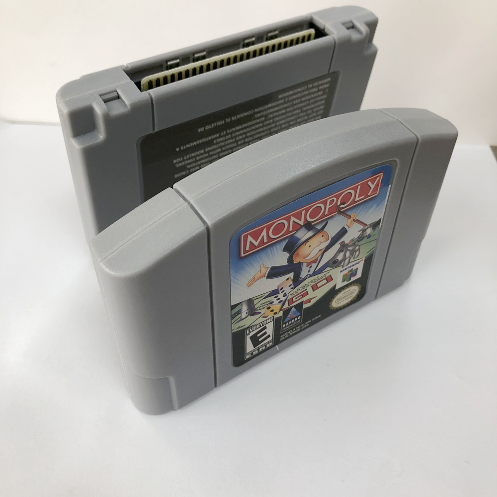 Retro video games n64 cart monopoly n64 cartridge