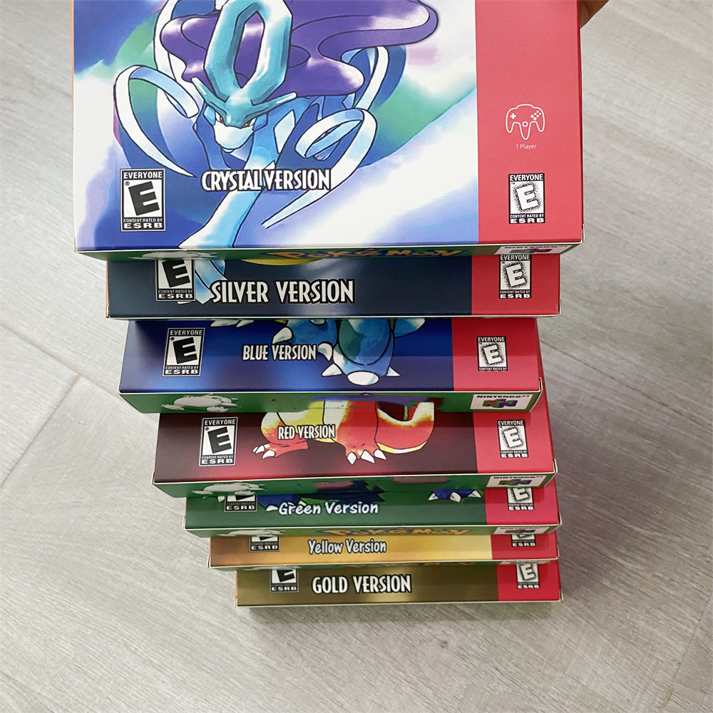 N64 Game Box Poke N64 Game Case For Poke Mon N64