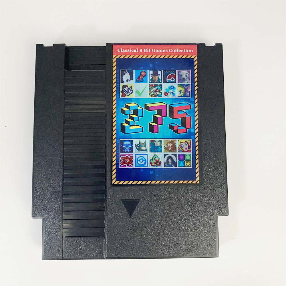 Region Free 8 Bits Loose Game Multi in 1 Super 275 in 1 Cartridge for NES Console