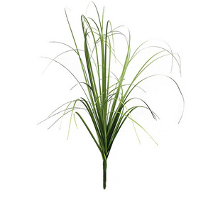 Wholesale Simulation Plastic Artificial Reed Onion Grass Bouquet Plants Indoor Outdoor Decoration Green Faux Grass