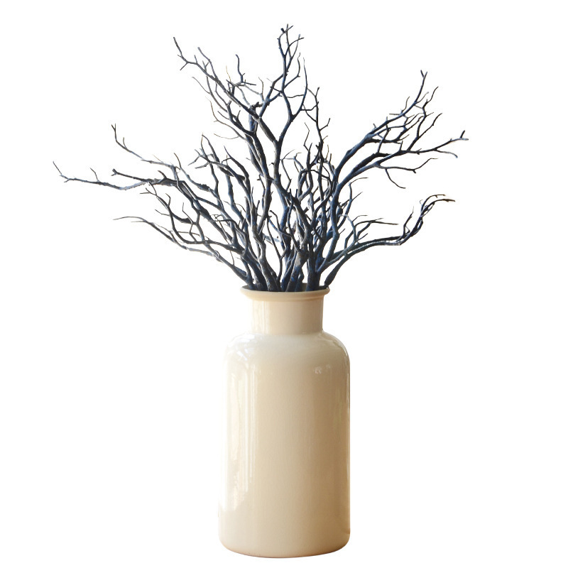 Modern Artificial Branches Tree Cheap Bonsai Plastic Artificial Dry Plant Faux White Tree Branch Without Leaves