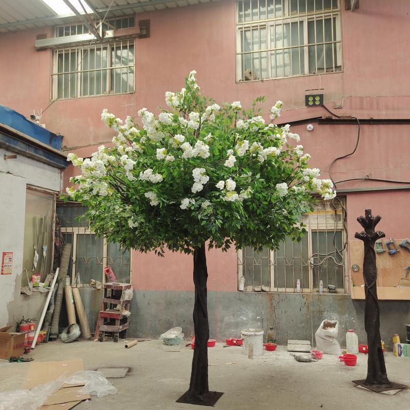 Wholesale Customized Indoor Outdoor Decoration Green Artificial Banyan Tree Large Size Fiberglass Ficus Banyan Trees