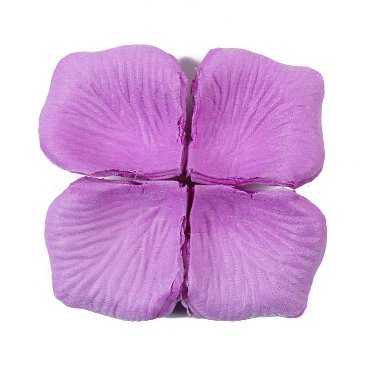 Wholesale Red White Fake Non-Woven Fabric Rose Flower Petal Decorative Artificial Silk Flower Rose Petals for Wedding