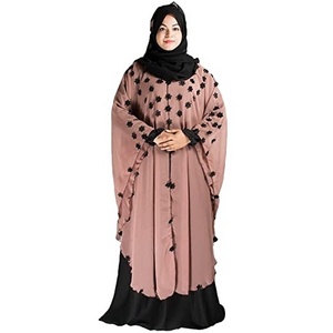 Silk Stuff Abaya Good Drooping Style 100% Polyester Abaya Washed Fabric Plain Chiffon Fabric For Dress Blouse