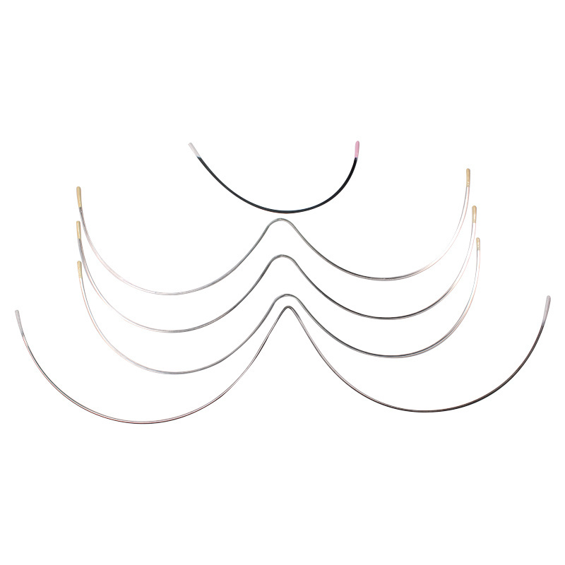 Factory custom v bra underwire good quality stainless steel swimwear w underwire bra w continuous wire monowires