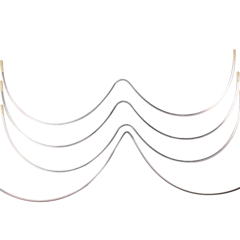 Factory custom v bra underwire good quality stainless steel swimwear w underwire bra w continuous wire monowires