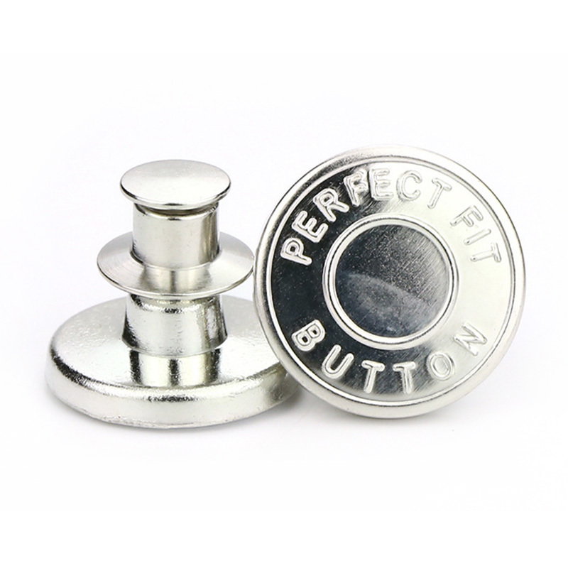 Factory custom metal buttons for jeans