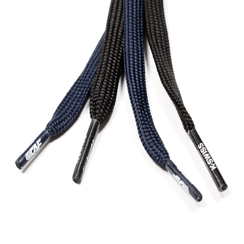 Wholesale flat shoelaces custom logo shoe laces