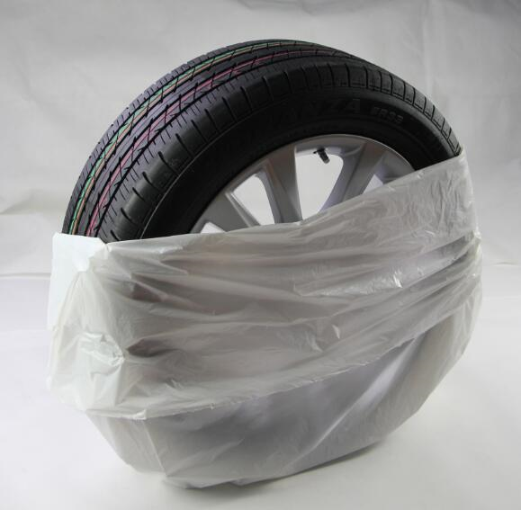 Disposable Plastic Wheel Maskers Custom Plastic Tire Bag with Logo