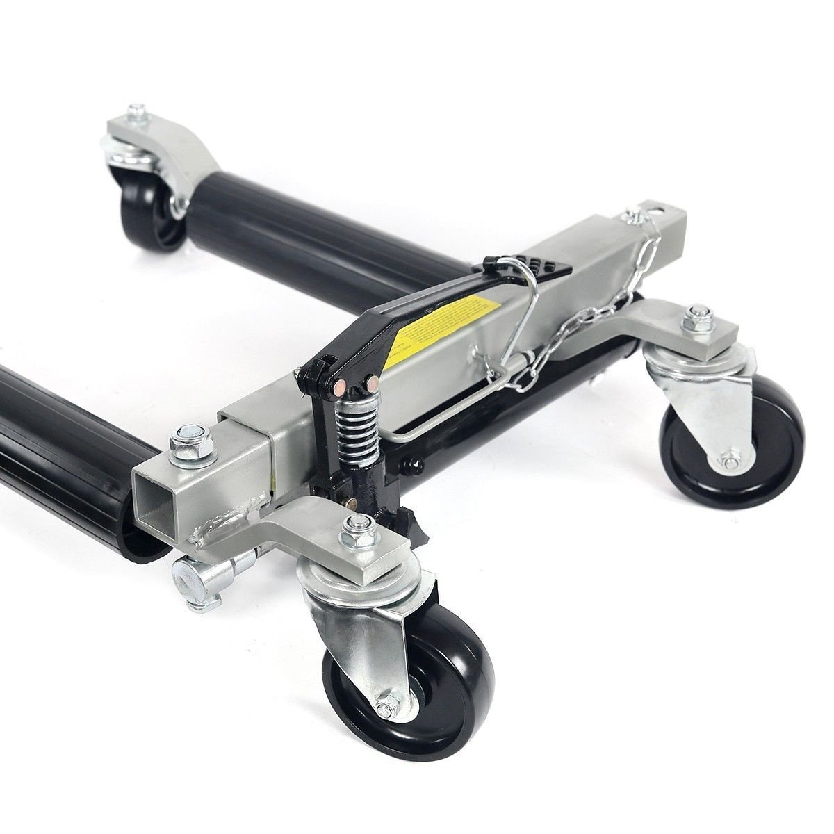 1500lb Car Wheel Dolly Vehicle Go Jack Car Moving Dollies Hydraulic Vehicle Positioning Jack Dolly