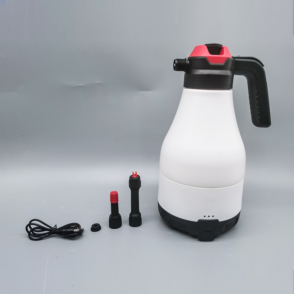 Chargeable Foam Sprayer Electric Foam Gun Snow Cannon Foam Lance Spray Gun for Car Wash Lithium Battery USB Charge Port