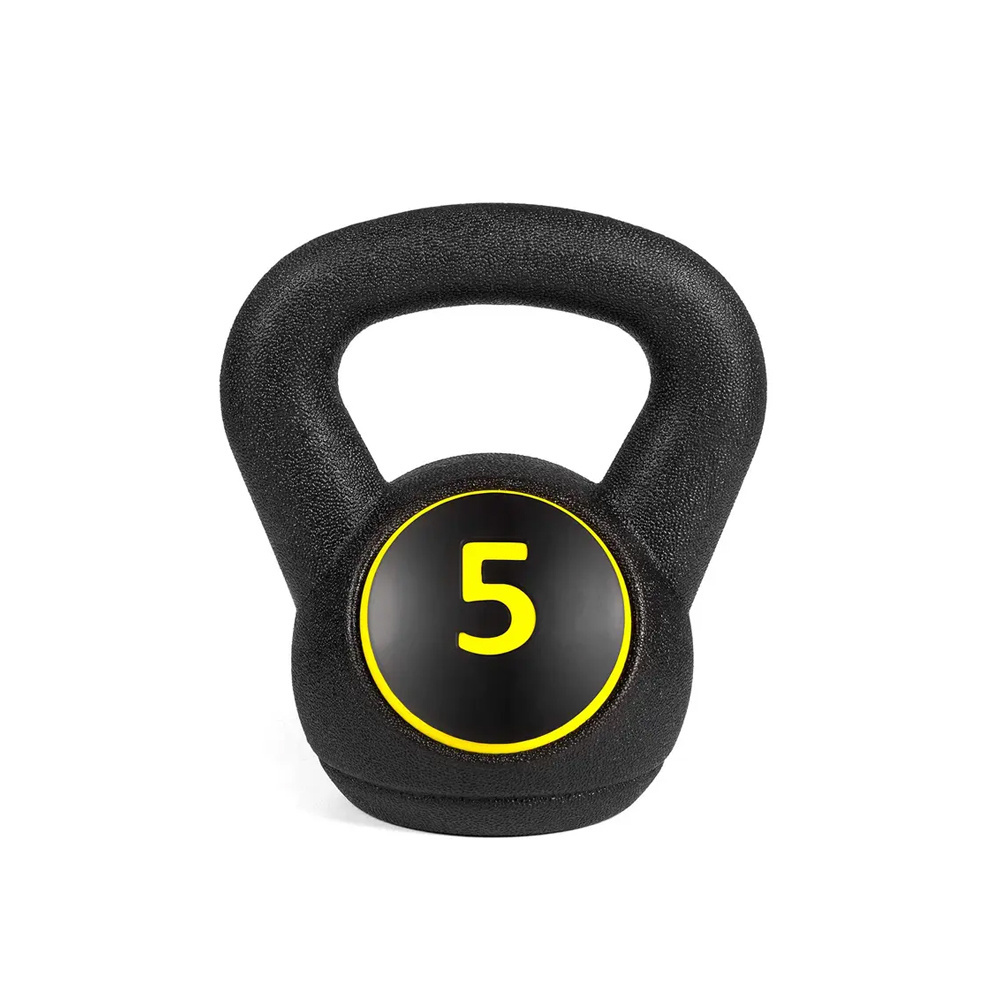 Products 3-Piece Kettle Bell Exercise Fitness Weight Set 5 Lbs 10 Lbs 15 Lbs With A Base Board At Best Price