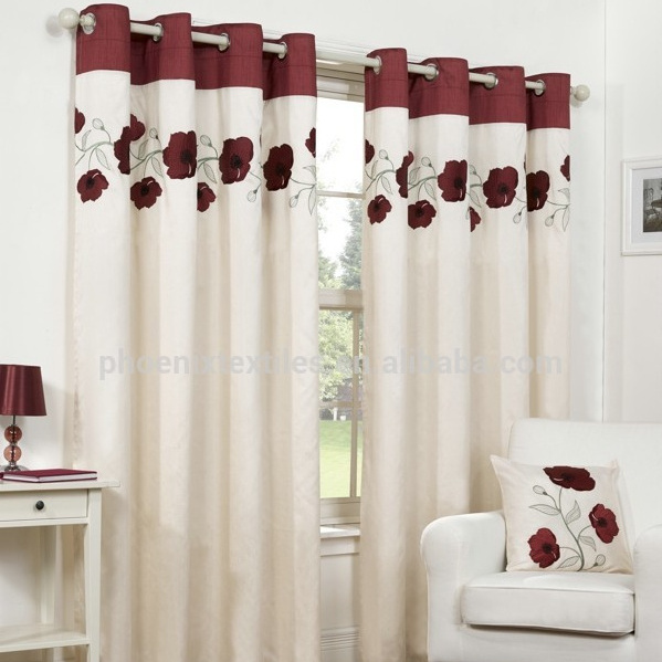 luxury turkish ready made wholesale window curtain