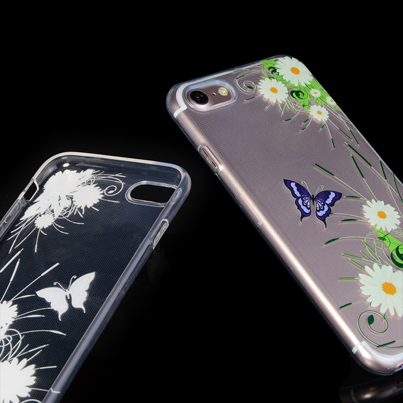 Custom TPU Printed clear Phone Case 3D blank sublimation cell phone case