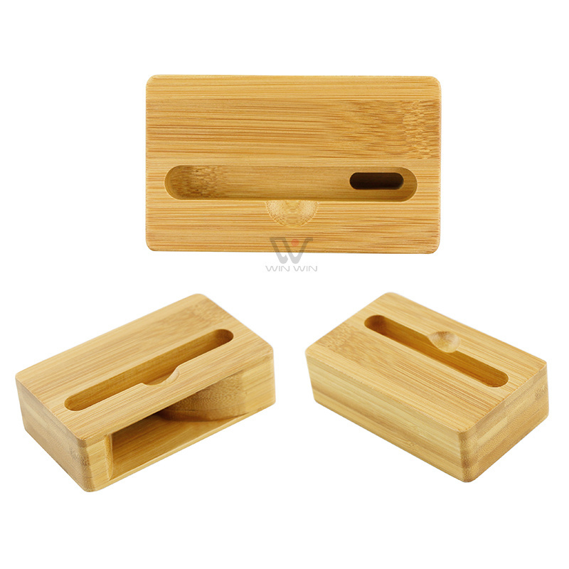 Wholesale Wooden Wireless Loudspeaker Mobile Phone Sounds Player Wood Speaker