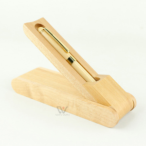 Luxury Wooden Pencil Ballpoint Pens Business Gifts Bamboo Pen Set With Box Bamboo Wood Ball Pens