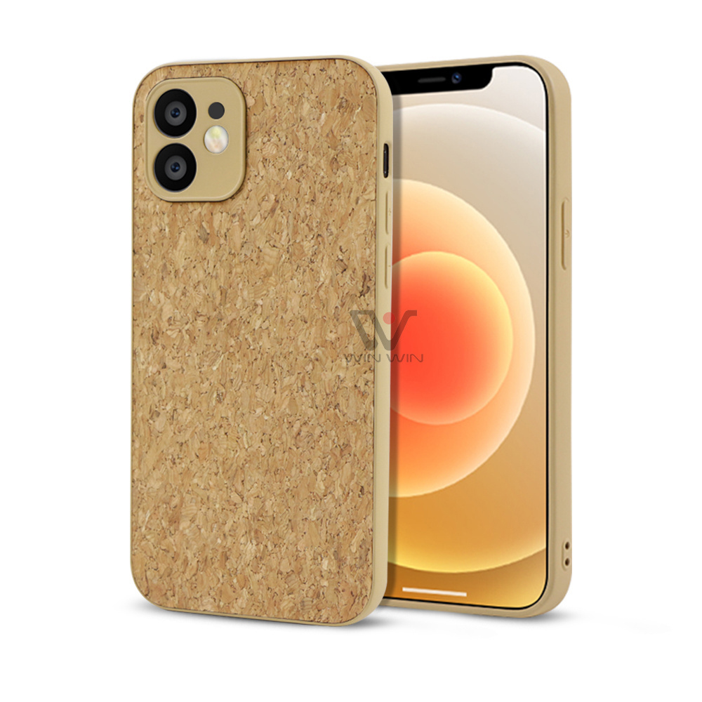 For iPhone 13 Full Housing Custom Cork Wooden Case Cell Phone for iPhone Xs Max 13 14 Pro Max Mobile Housing