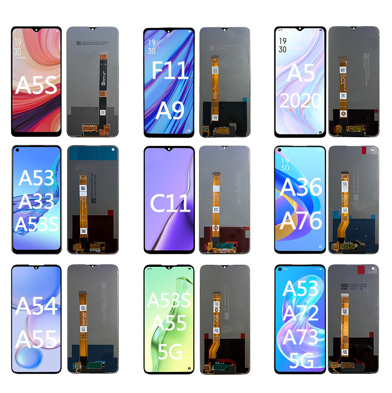 Wholesale Assembly Lcd touch screen For Vivo Y91 Y20 Y12 Y19 Y81 X50 displays Mobile Phone Lcds For OPPO A3S A5S A5 2020 A57 LCD