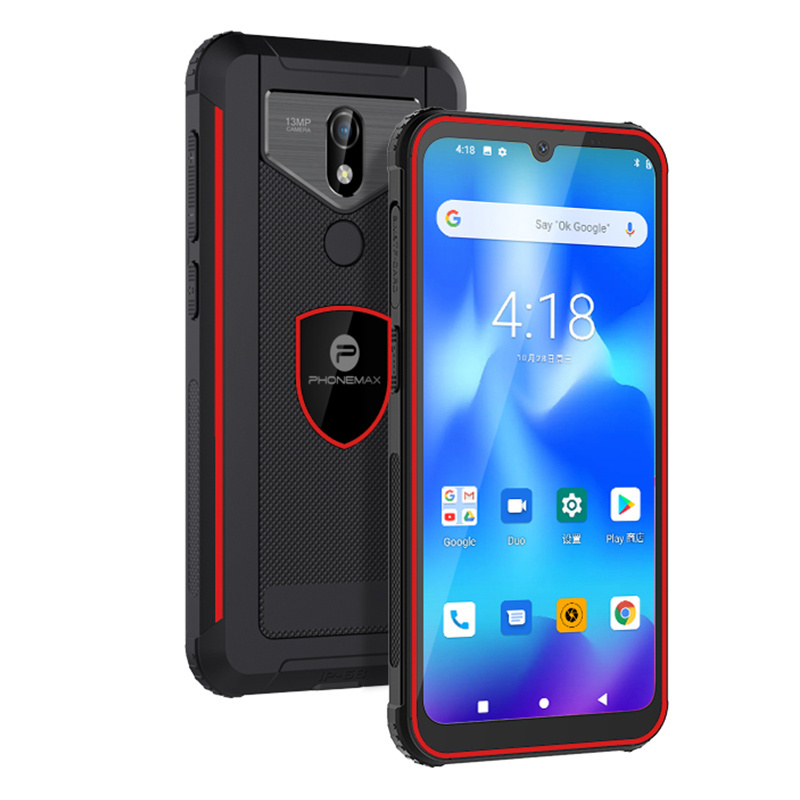 M1 Pro Rugged Phone Android10 System 4G lte 4GB Ram 128GB Storage Fingerprint IP68 Waterproof Smartphone Unlock