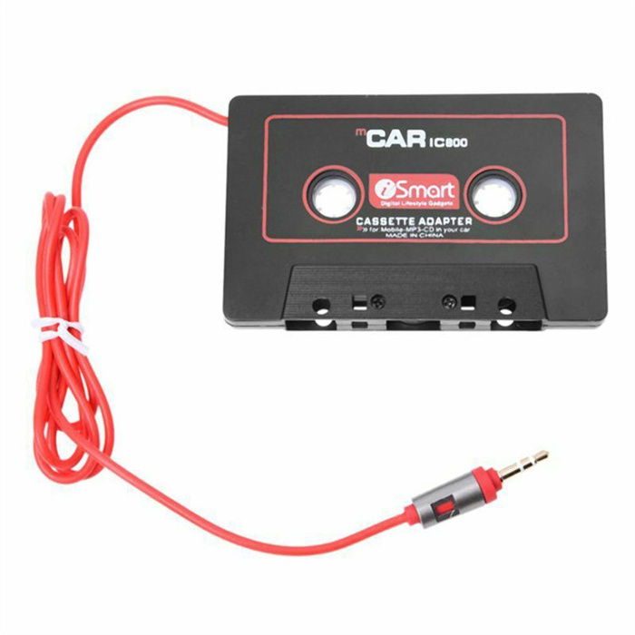 Car Cassette Tape Adapter 3.5mm AUX Audio Tape Cassette Converter For Phone CD Player MP3 MP4 Car Tape Player