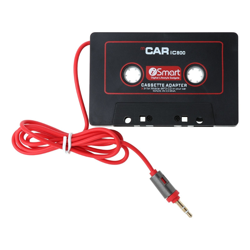 2022 New Cheap Price 3.5mm Car AUX Audio Tape Cassette Recorder Adapter Converter For Car CD Player MP3 Cassette Player