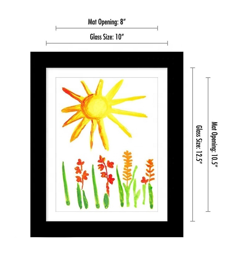 New Design Creative Kids Artwork Picture Frame Front Opening Handicraft Kids Art Frames