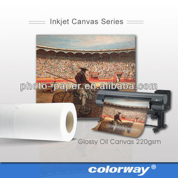 colorway 360gsm Fine Art Paper Inkjet Cotton Inkjet Canvas Roll for digital Printing