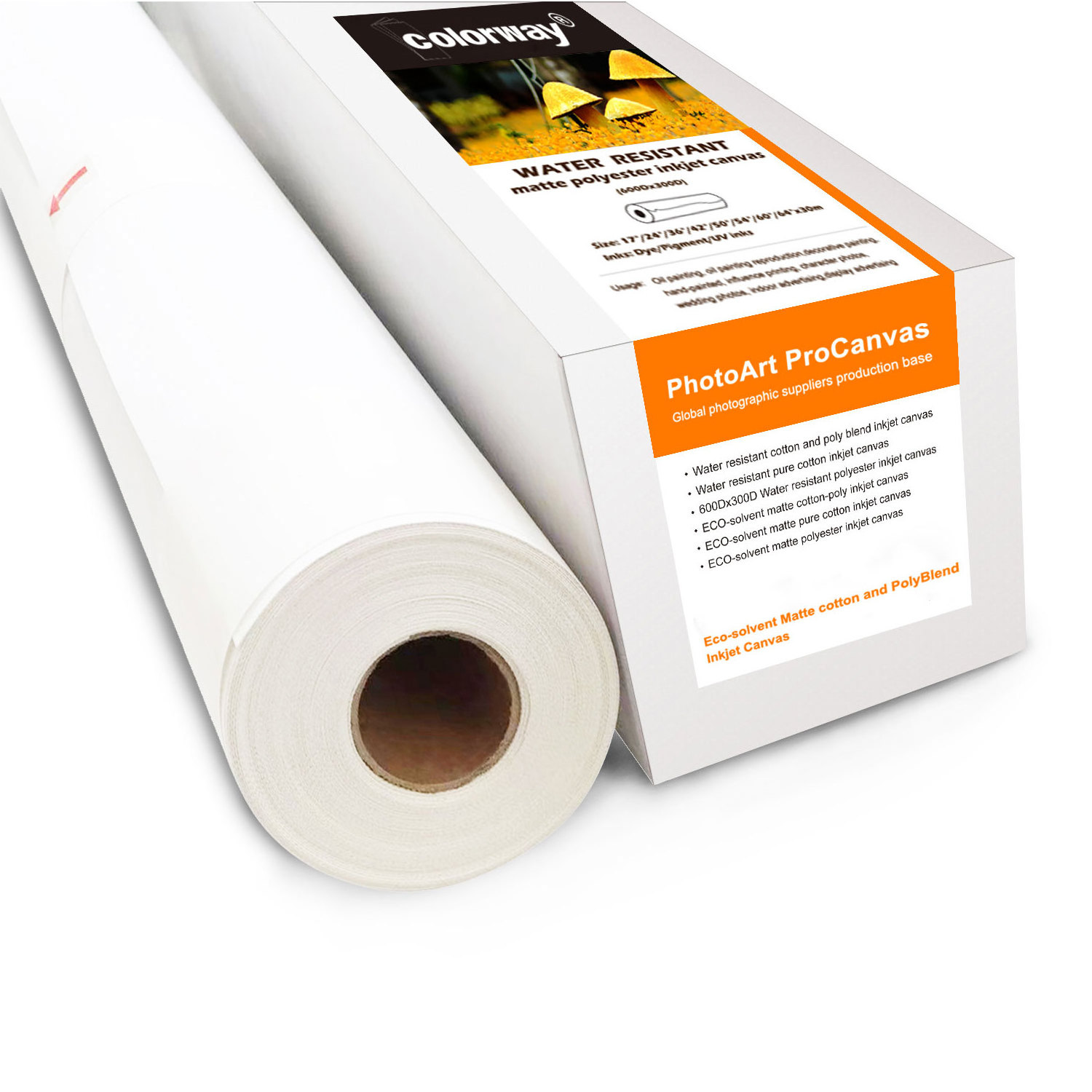 colorway 360gsm Fine Art Paper Inkjet Cotton Inkjet Canvas Roll for digital Printing